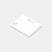 ビーチの植物のビーチサンダル ポストイット (アングル)