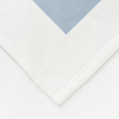 ビーチの歩行 フリースブランケット (角)