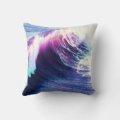 ビーチの波 クッション (裏面)