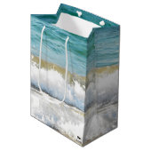 ビーチの波 ミディアムペーパーバッグ (正面アングル)