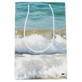ビーチの波 ミディアムペーパーバッグ (正面)