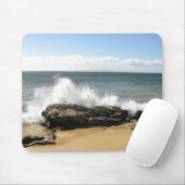 ビーチの海のハワイのマウスパッドではねかける水 マウスパッド (マウス)