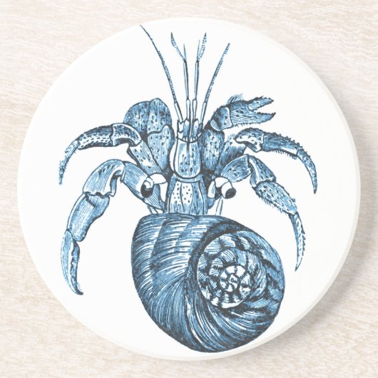 ビーチの海の沿岸航海のな海の青のギフトを採取して下さい コースター (正面)