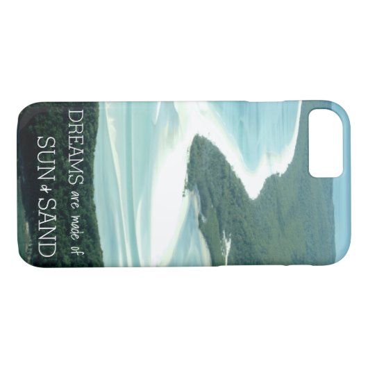 ビーチの海の背景が付いているテーマの電話箱 Case-Mate iPhoneケース (裏面(横))