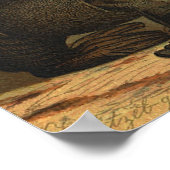 ビーチの海獅子たち、ヴィンテージの海洋生物動物 ポスター (角)