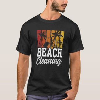 ビーチの清掃コーストクリーンアップビーチ Tシャツ