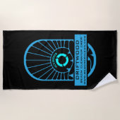 ビーチの清掃 – ボランティアの乗組員 ビーチタオル (正面)