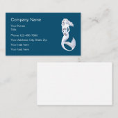 ビーチの熱帯人魚のテーマ 名刺 (正面/裏面)