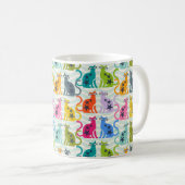 ビーチの猫たち コーヒーマグカップ (正面右)