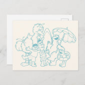 ビーチの用意して下さい ポストカード (正面/裏面)