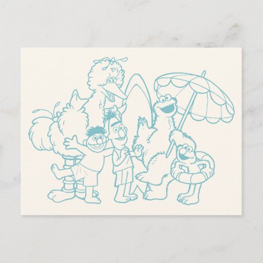 ビーチの用意して下さい ポストカード (正面)