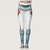 ビーチの白いレギンス レギンス (正面)