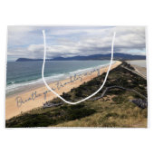 ビーチの監視所 ラージペーパーバッグ (正面)