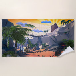 ビーチの目的地 ビーチタオル