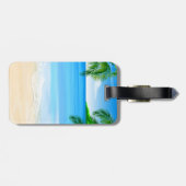 ビーチの眺め ラゲッジタグ (裏面横)