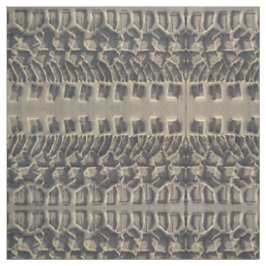 ビーチの砂の写真の生地のタイヤトラック ファブリック