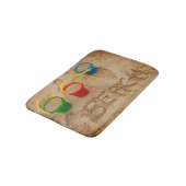 ビーチの砂の単語 バスマット (アングル)