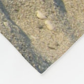 ビーチの砂の迷彩柄カバー フリースブランケット (角)