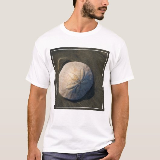 ビーチの砂ドル Tシャツ (正面)