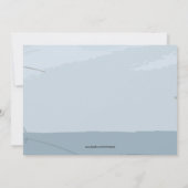 ビーチの砂丘 招待状 (裏面)