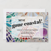 ビーチの移動案内カード 案内状 (正面)