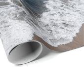 ビーチの空撮ビュー ラッピングペーパー (ロールコーナー)