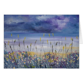 ビーチの空白のなカードを空けて下さい