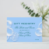 ビーチの結婚式 エンクロージャーカード (スタンド正面)