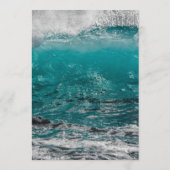 ビーチの結婚背景メニュー メニュー (裏面)