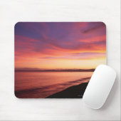 ビーチの美しい日没 マウスパッド (マウス)