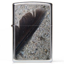 ビーチの羽毛 Zippo