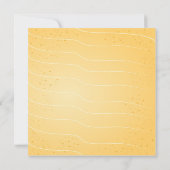 ビーチの背景、招待 招待状 (裏面)