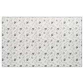 ビーチの航海のな海のテーマの白黒インク ファブリック (ヤード)