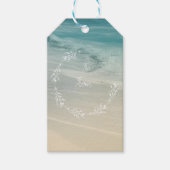 ビーチの航海モノグラム ギフトタグ (正面)