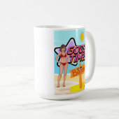 ビーチの良いビーチ コーヒーマグカップ (正面右)