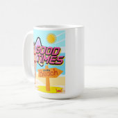 ビーチの良いビーチ コーヒーマグカップ (正面左)