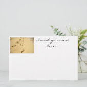 ビーチの芸術の文房具 便箋 (スタンド正面)