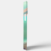 ビーチの芸術絵画を楽しむパグ Case-Mate iPhoneケース (裏面 / 右)