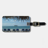 ビーチの荷物のラベルへの脱出 ラゲッジタグ (正面横)