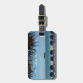 ビーチの荷物のラベルへの脱出 ラゲッジタグ (正面縦)