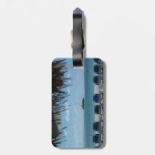 ビーチの荷物のラベルへの脱出 ラゲッジタグ (裏面縦)