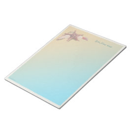 ビーチの貝殻 ノートパッド