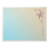 ビーチの貝殻 ノートパッド (正面)