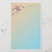 ビーチの貝殻 便箋 (正面)