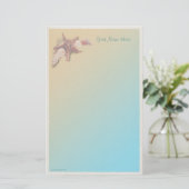 ビーチの貝殻 便箋 (スタンド正面)