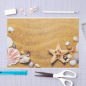 ビーチの貝 薄葉紙 (クラフト)