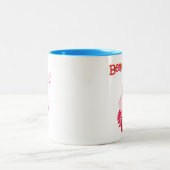 「ビーチの赤ちゃん」 ツートーンマグカップ (中央)