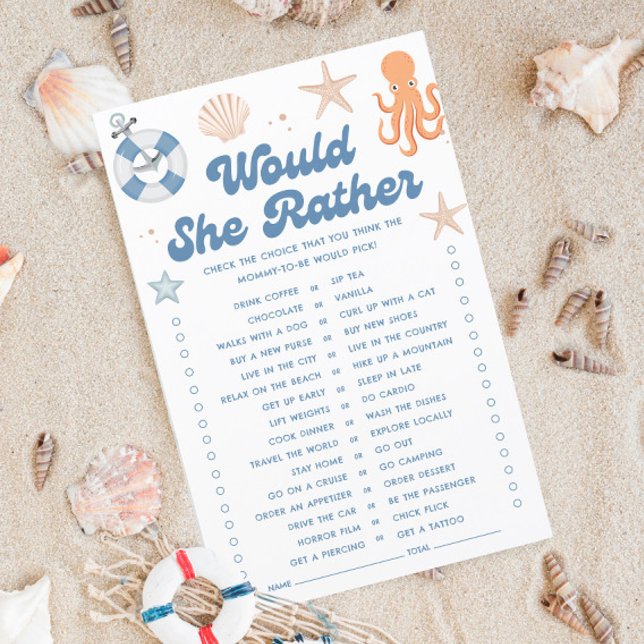 ビーチの赤ん坊シャワー彼女はむしろゲームだろう (クリエイターアップロード済み)