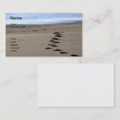 ビーチの足音 名刺 (正面/裏面)