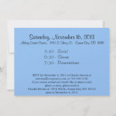 ビーチの退職の招待状 招待状 (裏面)